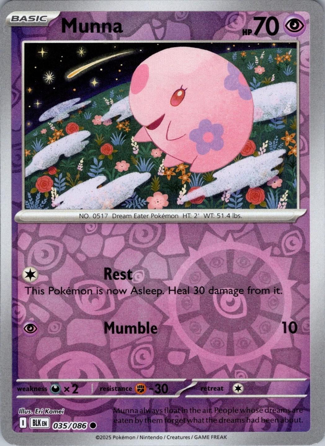Black Bolt Munna #35/86 reverse holo